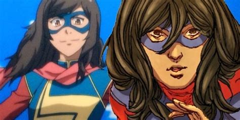Avengers Anime Gives Ms Marvel One Adorable Makeover