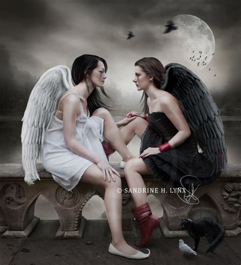 Angel And Demon By Sandylynx On Deviantart