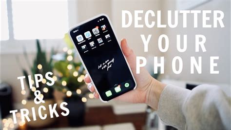 How To Digitally Declutter And Organize Your Iphone Tips And Tricks Youtube