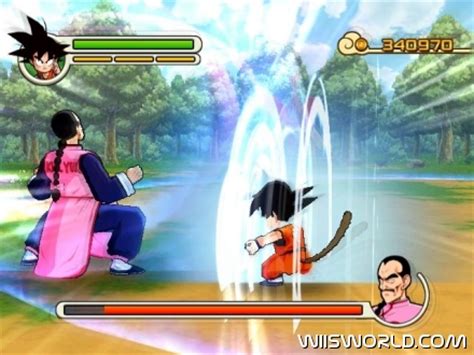 In the battle press u, i, o and j to attack, l to attack in the distance, k to jump and move. Dragon Ball: Revenge of King Piccolo on Wii