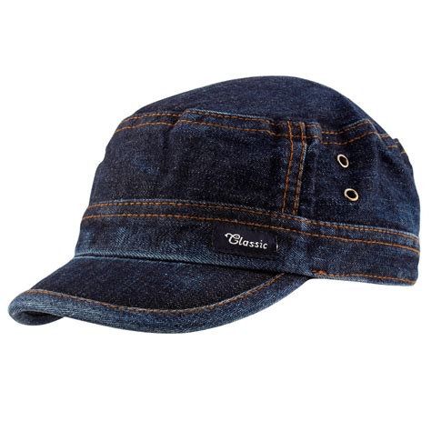 Motoway Trendy Denim Cap For Menwomen Blue Pack Of 1