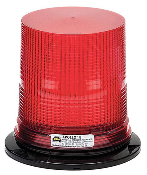 Wolo Strobe Light Red Flashing 45a2353090ppm R Grainger