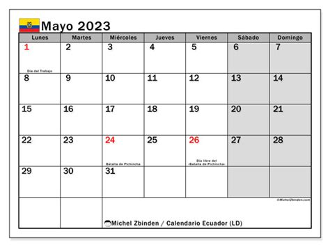 Calendario 2023 Con Festivos Ecuador Embassy Usa Imagesee