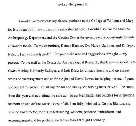 Browse our 14 uk dissertation acknowledgements examples now. Writing a good thesis acknowledgement