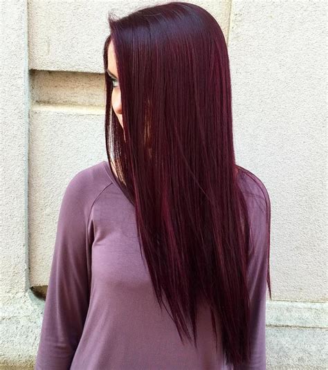 Want to give red hair dye a try? 50 Shades of Burgundy Hair: Dark Burgundy, Maroon ...