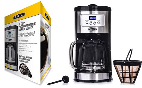 After every use, remove the permanent. Bella Classics 12-Cup Coffee Maker $19.99 at Best Buy ...