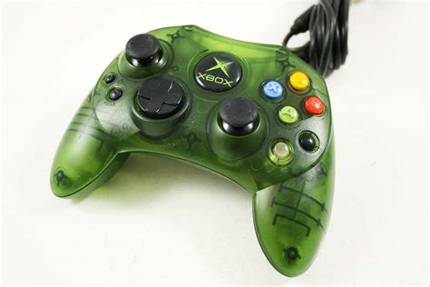 Original Microsoft Xbox Green Controller Used