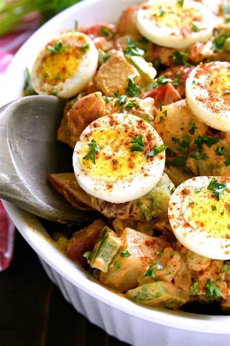 Place the potatoes and 2 tablespoons of salt in a large pot of water. 36 Best Potato Salad Recipes - Easy Homemade Potato Salad ...