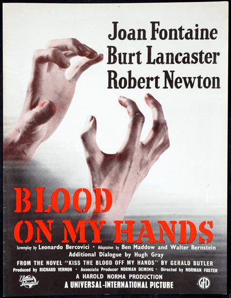 Blood On My Hands Rare Film Posters