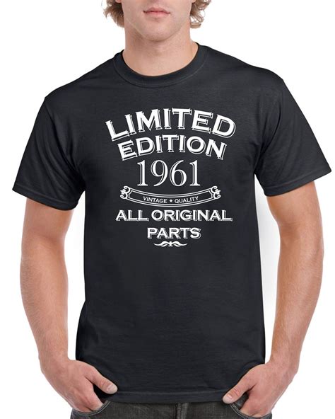 Mens 60th Birthday T Shirt Top Shirt T Present Sixty Etsy