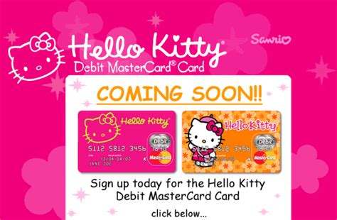 Custom credit card skins to fit any card! hello kitty debit card designs