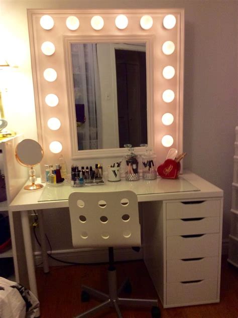 Diy Ideas Hollywood Vanity Mirror With Outlet Dimmer Switch On And Off