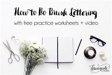 21 More Hand Lettering And Brush Lettering Tutorials Printable Crush
