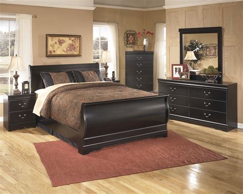 Get 5% in rewards with club o! Huey Vineyard Black Queen Sleigh Bed by Ashley | eBay
