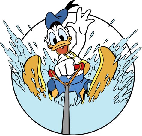 Donald Duck Water Skiing By Daniysusamigos On Deviantart