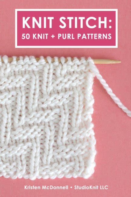 Knit Stitch 50 Knit Purl Patterns De Kristen Mcdonnell Libros De
