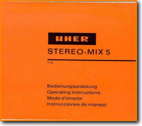 uher stereo mix 5 tape player on demand pdf download english