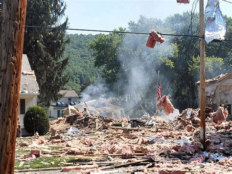 House In Corning Destroyed By Explosion Fire
