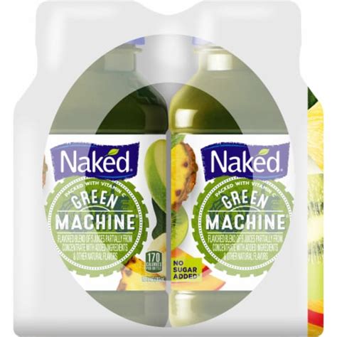 Naked Boosted Green Machine Juice Smoothie Bottles Fl Oz King