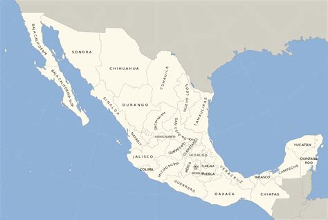 Mapa De México Con Nombres Elmapamundi Top Hot Sex Picture
