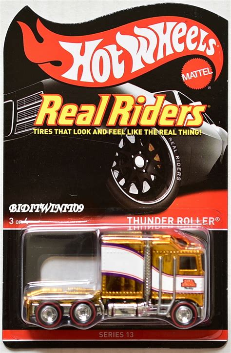 Hot Wheels 2015 Rlc Real Riders Series 13 Thunder Roller Diecast Toyz Sg