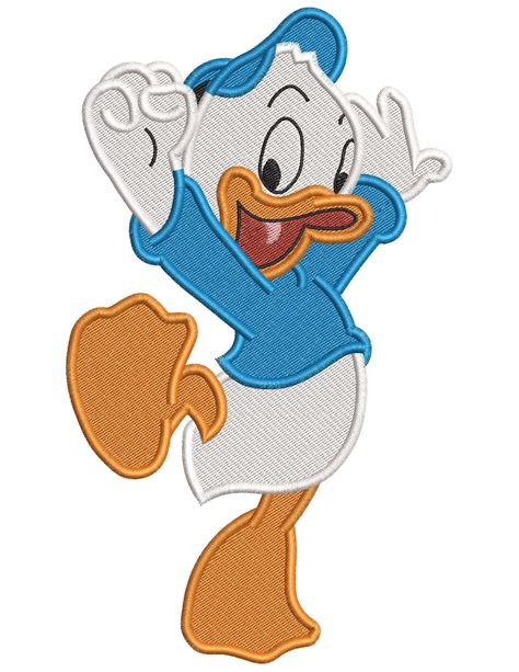 Huey Dewey And Louie Fill Embroidery Design 04 Instant Etsy