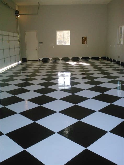 Explore our amazing options like our black & white tiles below. Epoxy Garage Floors San Diego- Garage Excell