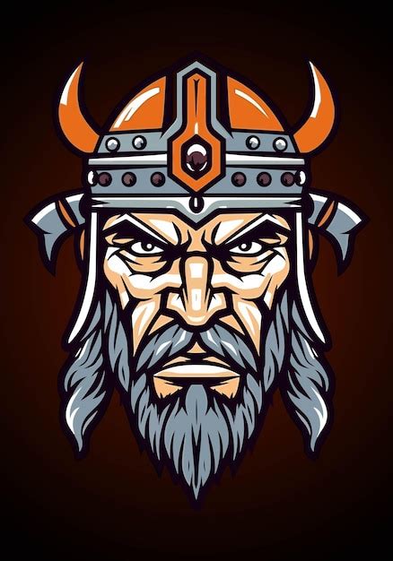 Ilustração de guerreiro viking Vetor Premium