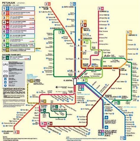 There are currently 5 different. Kuala Lumpur Public Transport