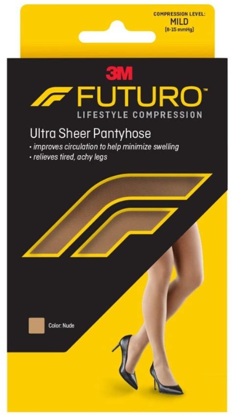 Futuro Futuro Energizing Ultra Sheer Mild Nude Pantyhose French Cut