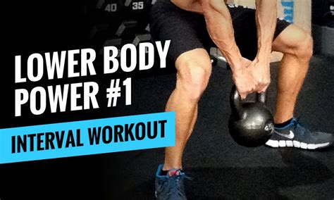 Lower Body Power 1 Interval Workout Of The Day Youtube