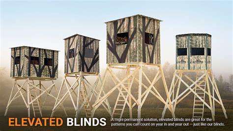Ground And Elevated Blinds Oakridge Hunting Blinds