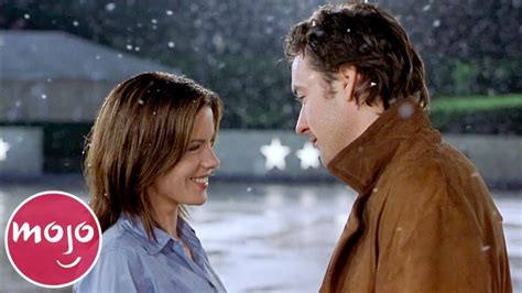 Top 10 Most Romantic Moments In Christmas Movies Youtube