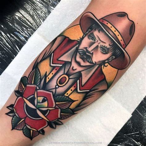 60 Cowboy Hat Tattoo Ideas For Men Western Designs Cowboy Hat