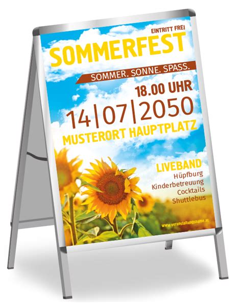 Auf dem ersten festival traten vom 1. Designen Sie Plakate für Ihr Sommerfest bei onlineprintXXL ...