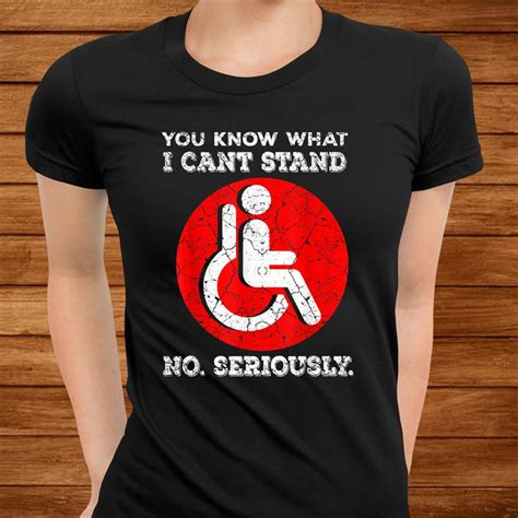 funny wheelchair humor disability handicap shirt teeuni