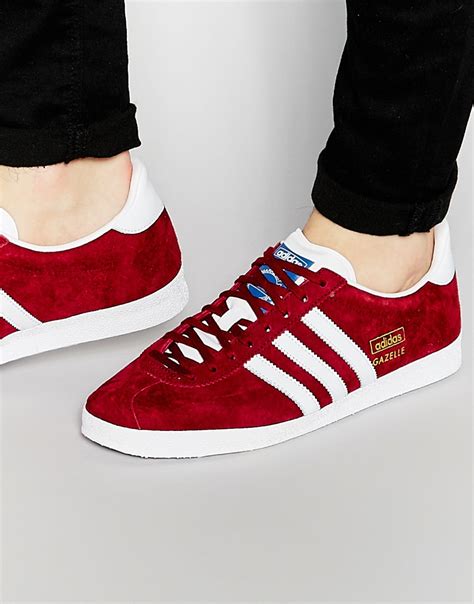 Great savings & free delivery / collection on many items. adidas Originals Gazelle Og Trainers Aq3193 in Red for Men ...