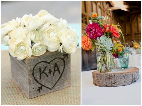 How to make a wedding website. Inspired By...DIY Centerpieces