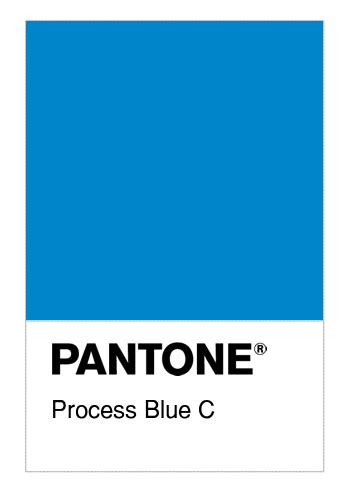 Colore Pantone® Process Blue C Numerosamenteit