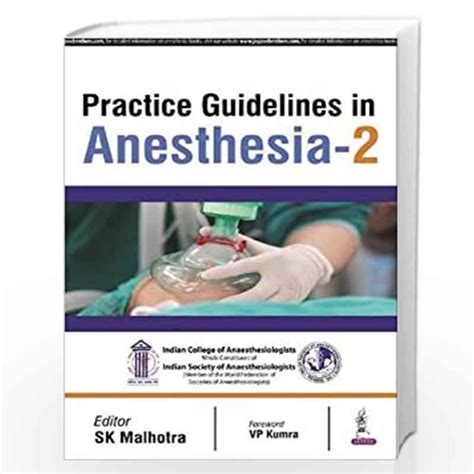Practice Guidelines In Anesthesia Vol2 By Malhotra Sk Buy Online