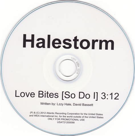 Halestorm Love Bites So Do I 2012 Cdr Discogs