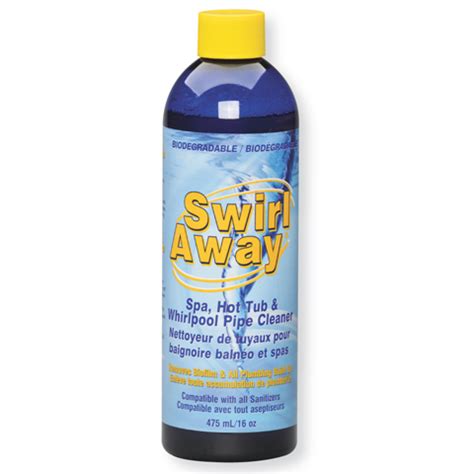 Use every 6 weeks to remove deposits of scum and grime from your hot tub or whirlpool pipes allow the spa water to stand for 2 hours before draining and refilling with fresh water. Swirl Away Jet & Pipe Cleaner - SoftubDirect.com