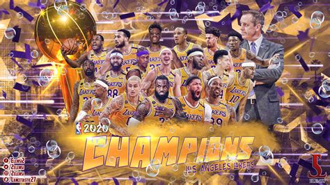 Los Angeles Lakers 2020 Nba Champions Wallpaper By Lancetastic27 On