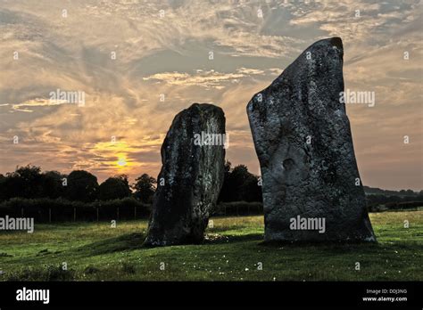 Part Of Avebury Stone Circle Wiltshire The Largest Stone Circle In