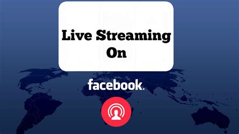 How To Live Stream On Facebook With A Computer Youtube