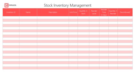 Excel Inventory Template Free Inventory Excel Spreadsheet