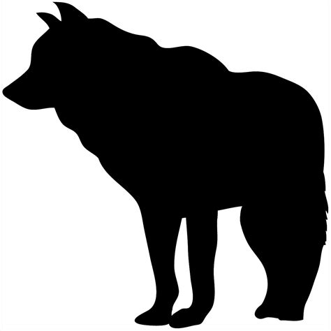 Howling Wolf Head Silhouette Clipart Best