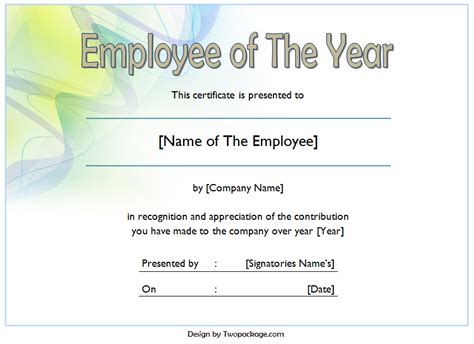 Employees who feel overworked, underpaid and underappreciated would most likely start looking for better opportunities, leaving you lacking in manpower, which may affect the productivity of your company. Employee of The Year Certificate Free Download: 2021 Designs
