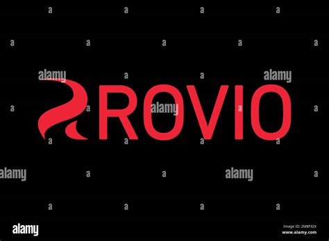 Rovio Entertainment Logo Black Background Stock Photo Alamy
