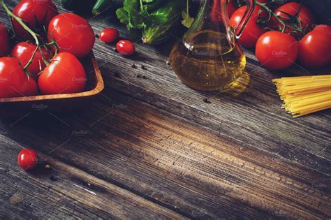 Italian Food Background High Quality Food Images ~ Creative Market